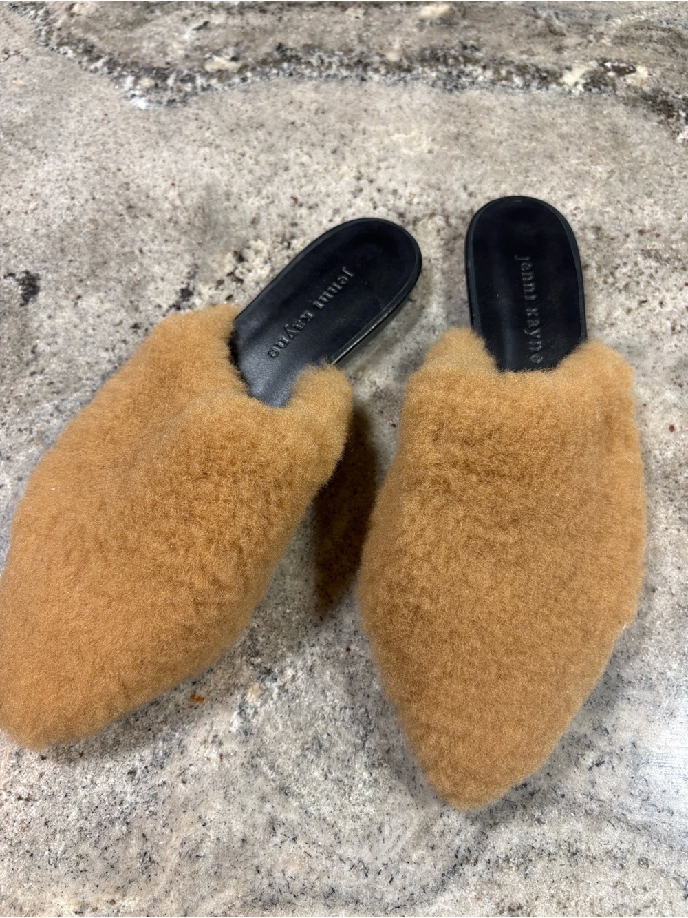 Jenni Kayne Slip-On Mules - Tan